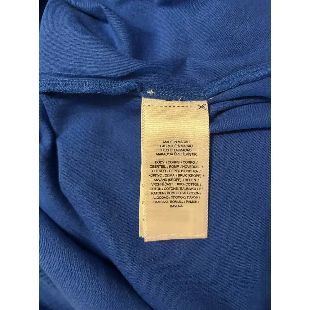 NWT Polo Ralph Lauren Men's XL Long Sleeve T-Shirt Blue Polo Bear Graphic